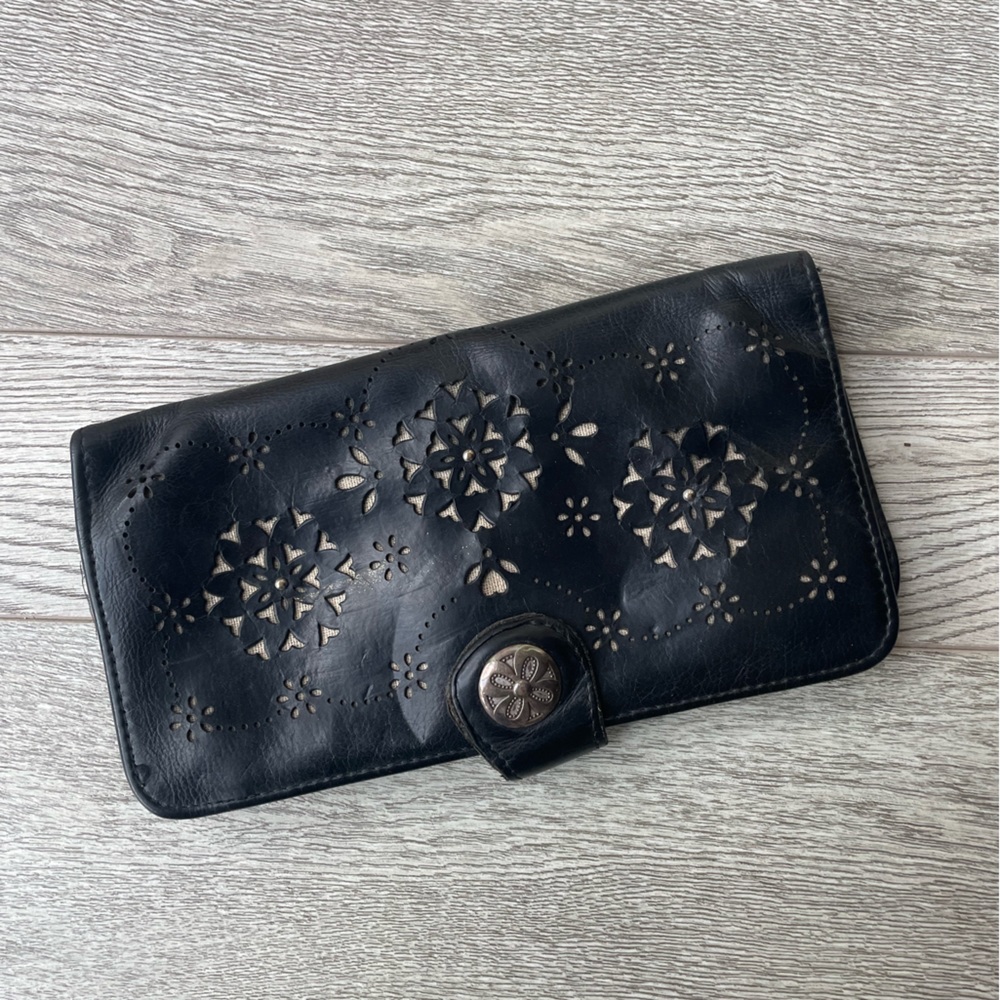 Brighton black large wallet. Well loved.